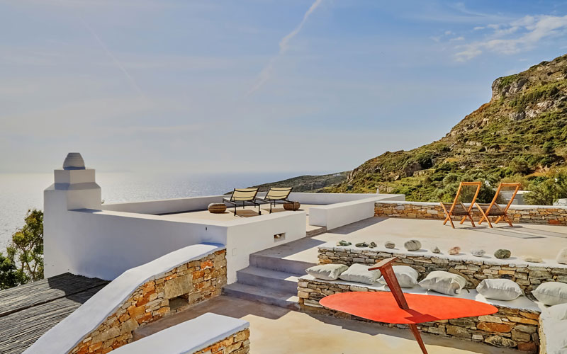 outdoors lounging area