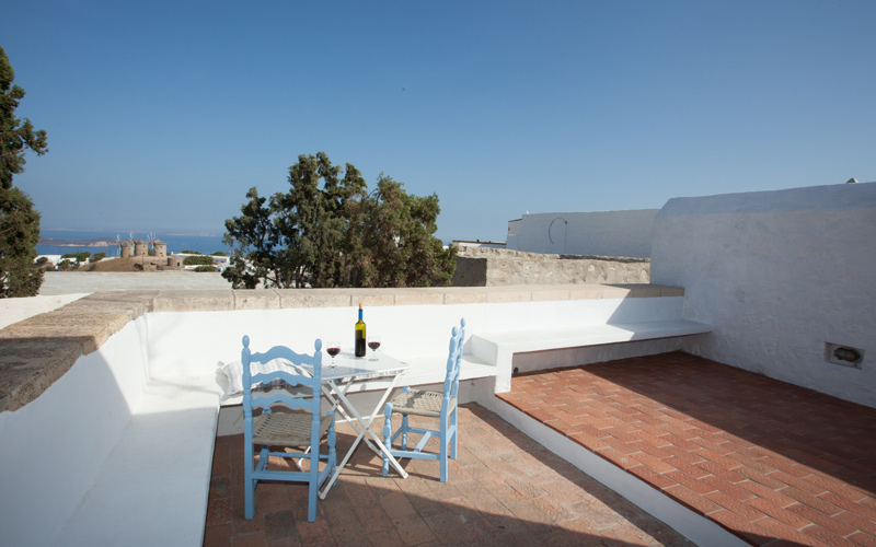 terrace with sitting area