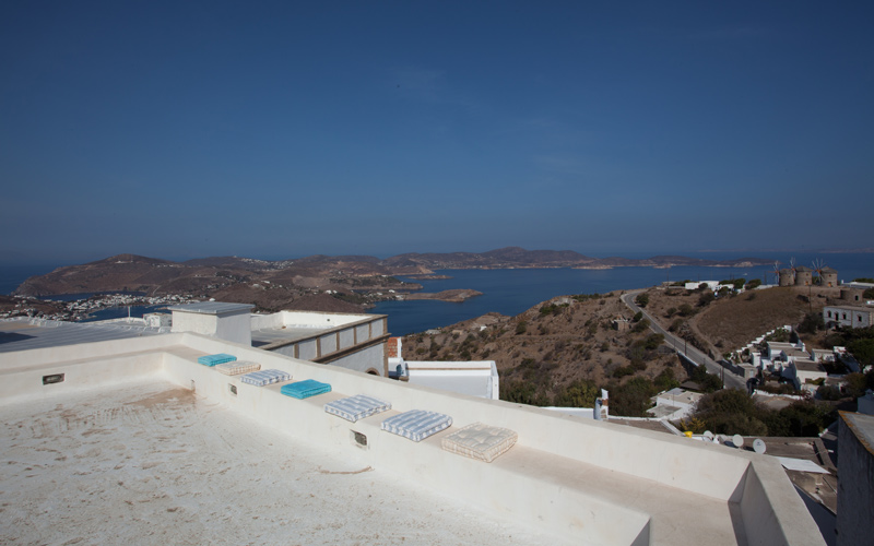 terrace with island view