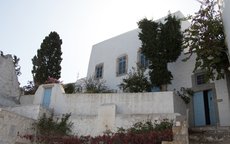 entrance of a villa