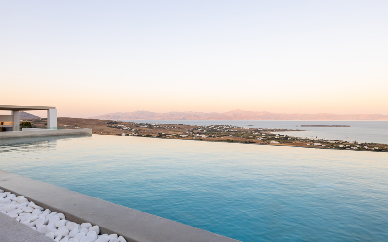 infinity pool with view of the sea
