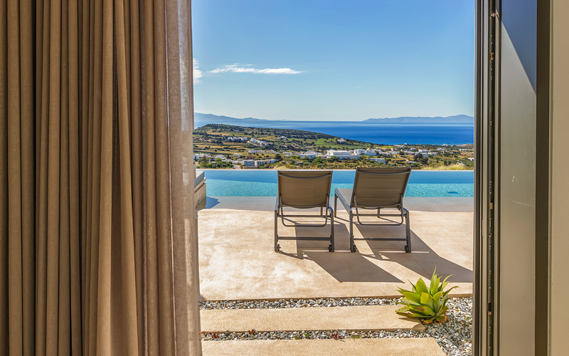 sea view from the bedroom