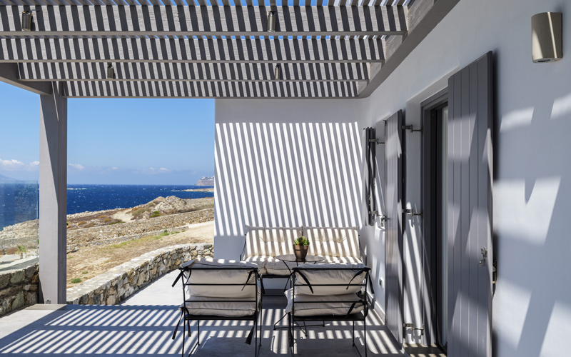 shaded outdoor area