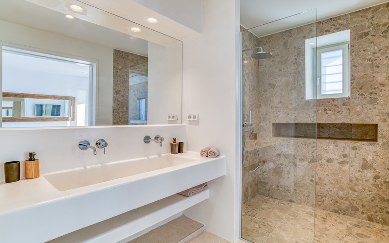 bathroom with shower