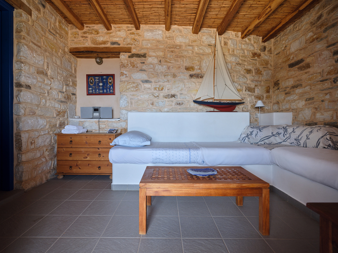 bedroom with sofa