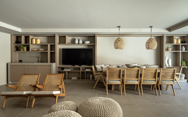 living and dining area 