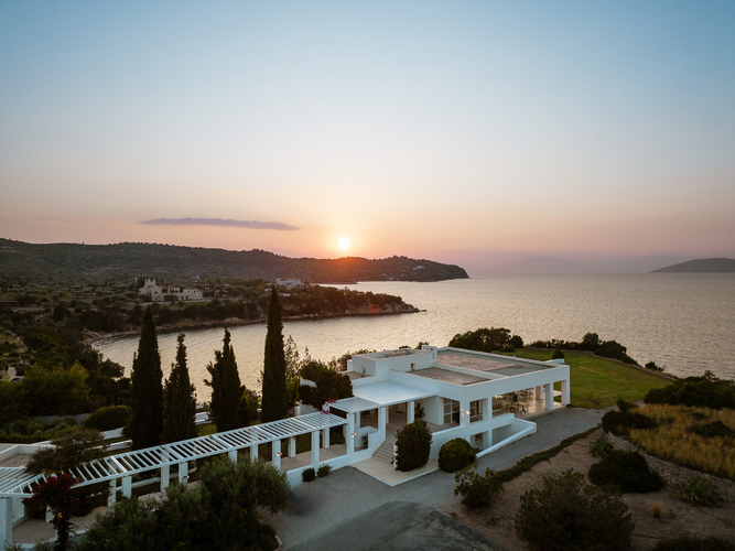 peninsula by sunset