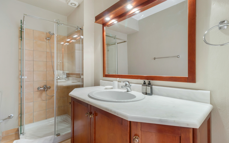 bathroom with shower
