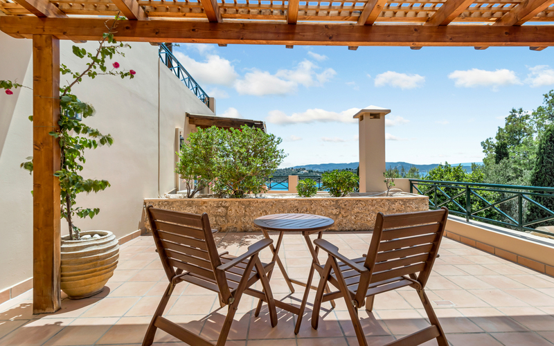 terrace with coffee lounge