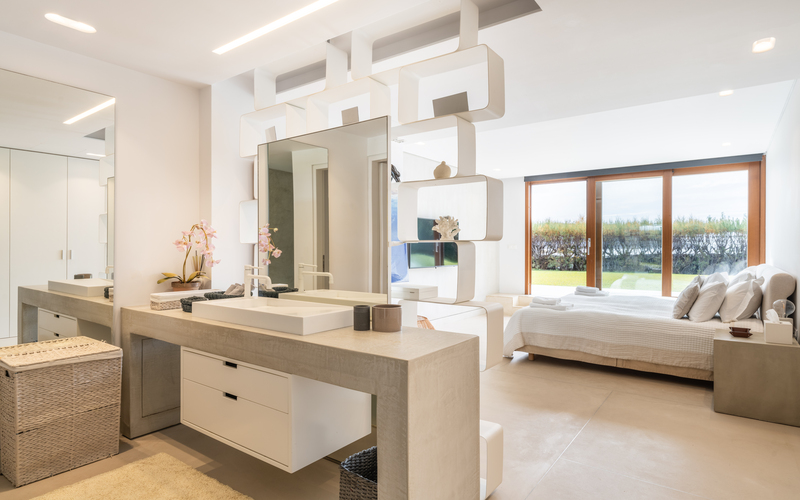 bathroom with shower