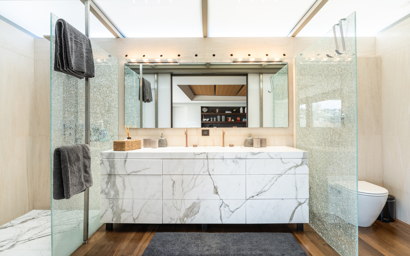 bathroom with shower