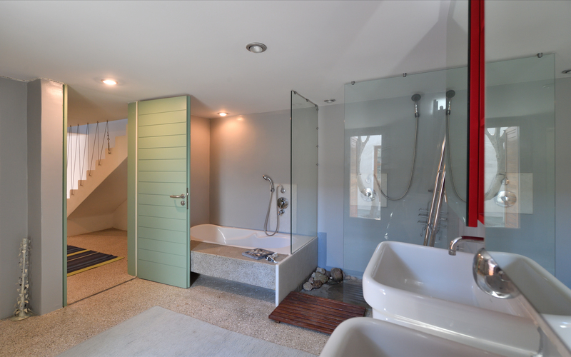bathroom with shower