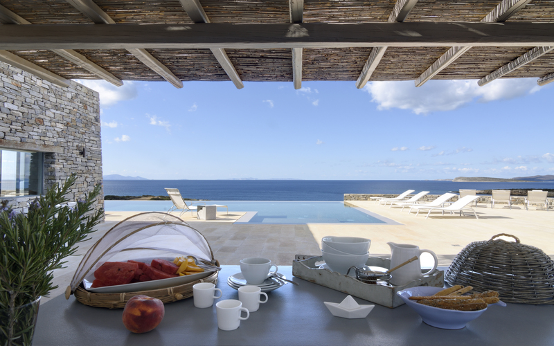 outdoor dining area