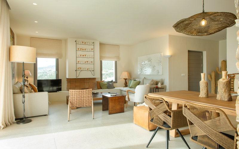 living and dining area