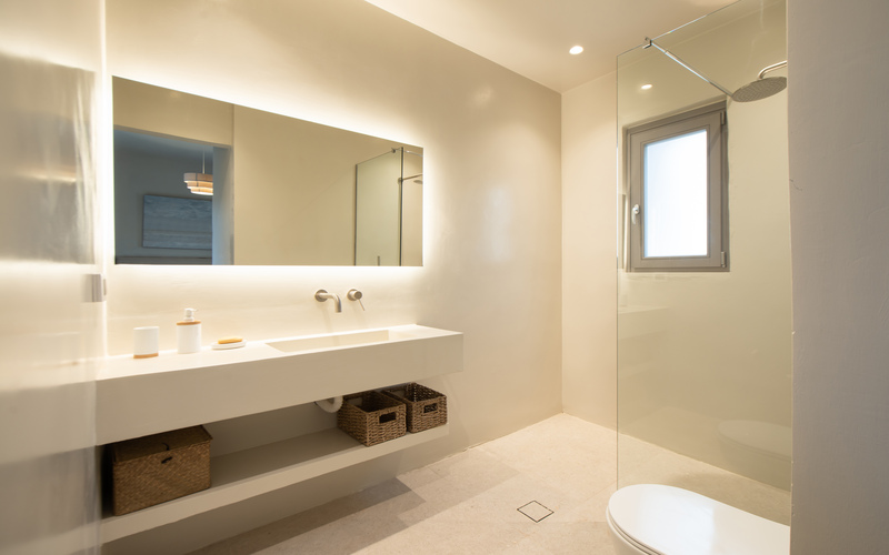 bathroom with shower