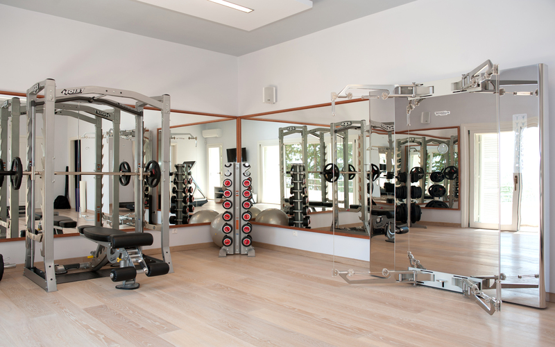 indoor gym area