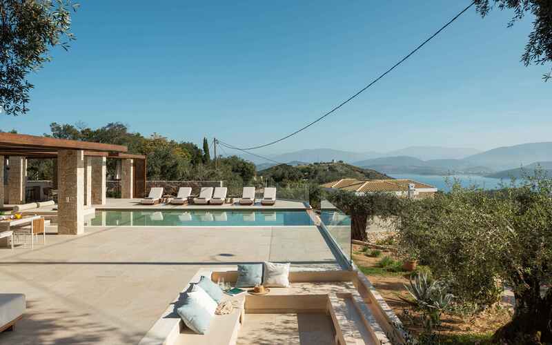 pool and garden area 