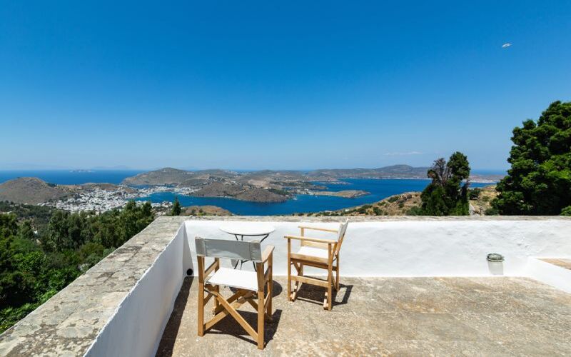 terrace with sea view