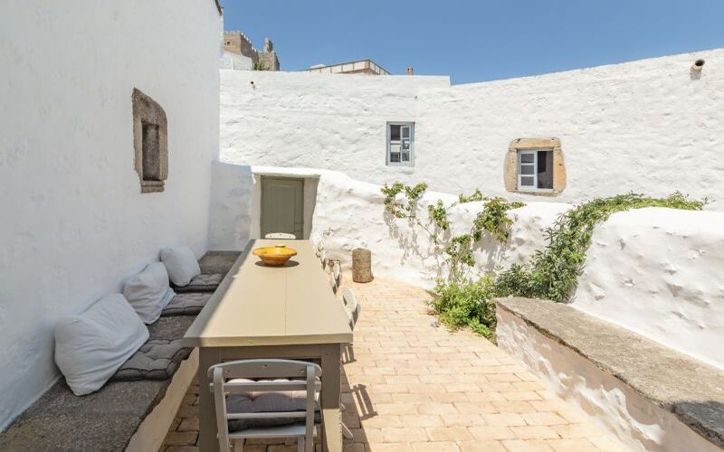 terrace with built in lounge