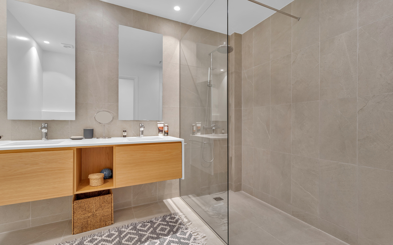 Bathroom with shower