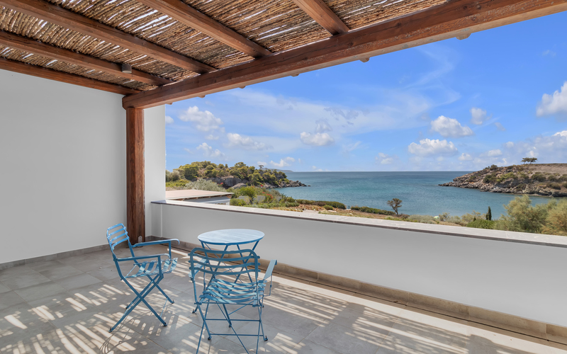 balcony with sea view