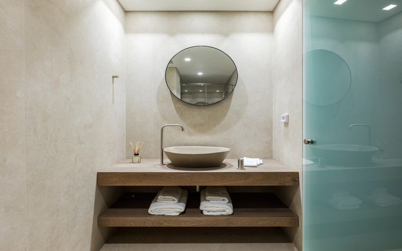 bathroom with shower