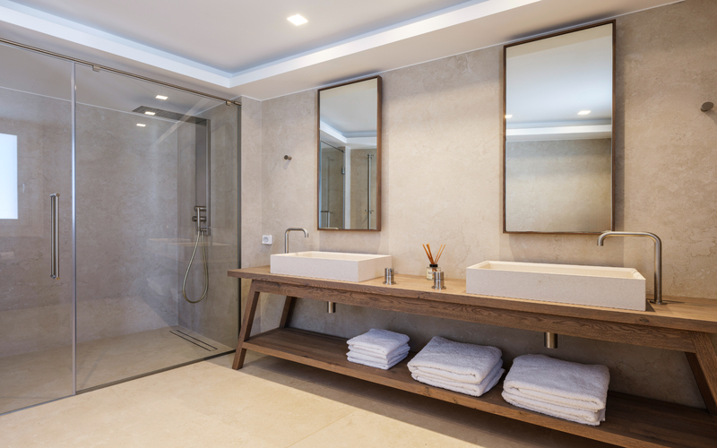 bathroom with shower