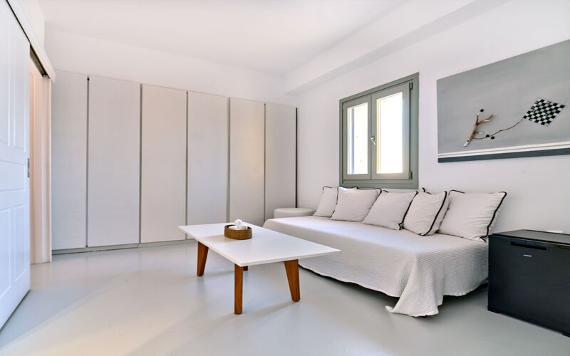 master bedroom with double bed